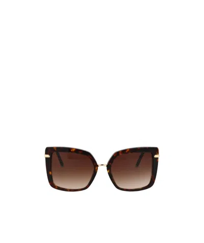 Tiffany & Co Cat's Eye Frame Sunglasses In Brown
