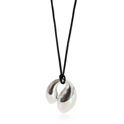 Tiffany & Co Elsa Peretti Teardrop Vintage Pendant In 925 Sterling Silver In Silver-tone