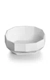 Tiffany & Co Facet Small Bone China Bowl In White