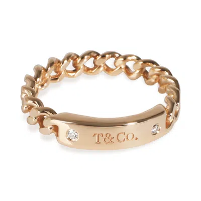 Tiffany & Co Fashion Ring In 18k Rose Gold 0.03 Ctw