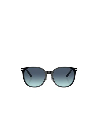 Tiffany & Co Geometric Frame Sunglasses In Blue