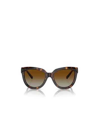 Tiffany & Co Geometric Frame Sunglasses In Brown