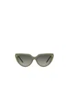 Tiffany & Co Geometric Frame Sunglasses In Gray