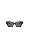 Tiffany & Co Womens Tf4218 Irregular-frame Acetate Sunglasses Black In Gray