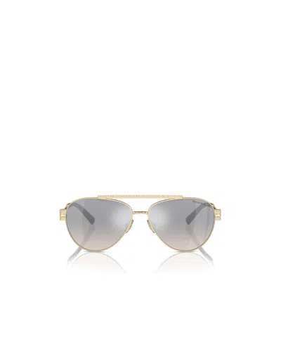Tiffany & Co Geometric Frame Sunglasses In Gray