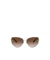 Tiffany & Co Geometric Frame Sunglasses In Green