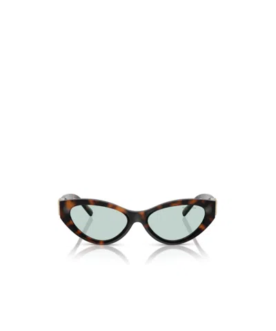 Tiffany & Co Geometric Frame Sunglasses In Green
