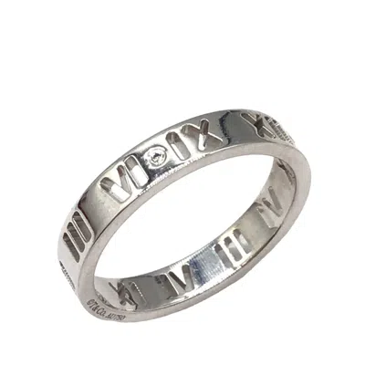 Pre-owned Tiffany & Co Gold (18k) Band Ring () In Silver
