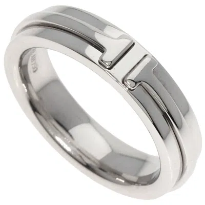 Pre-owned Tiffany & Co Gold (18k) Band Ring () In Silver