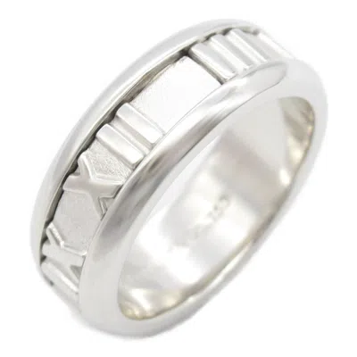 Pre-owned Tiffany & Co Gold (18k) Band Ring () In Silver