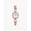 Tiffany & Co Rose Gold Tiffany Hardwear 18ct Rose-gold And 0.07ct Diamond Watch In Rose Gold