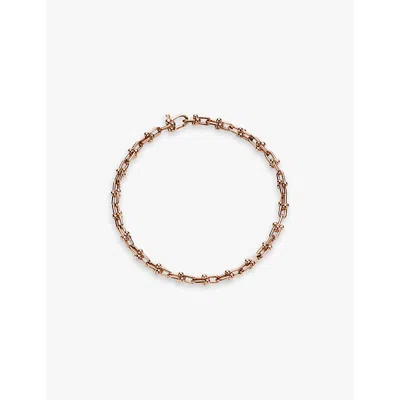 Tiffany & Co Hardwear Micro Link 18ct Rose-gold Bracelet In Rose Gold