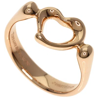 Pre-owned Tiffany & Co Heart Pink Gold (18k) Band Ring ()