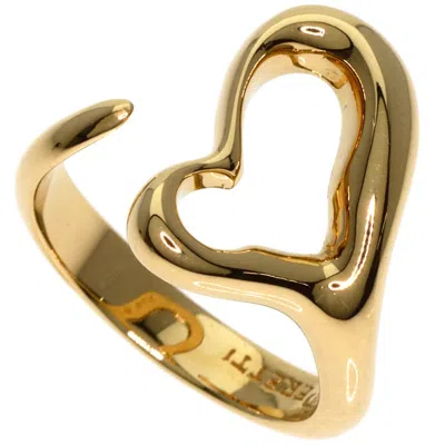 Pre-owned Tiffany & Co Heart Yellow Gold (18k) Band Ring ()