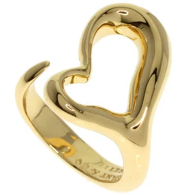 Pre-owned Tiffany & Co Heart Yellow Gold (18k) Band Ring () In Multi
