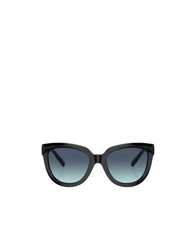 Tiffany & Co Logo Logo Sunglasses In Black