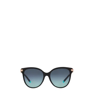 Tiffany & Co Tf4193b Pillow-frame Acetate Sunglasses In Black
