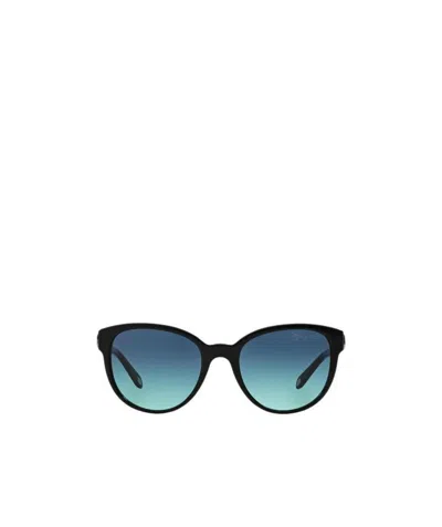 Tiffany & Co Logo Sunglasses In Blue