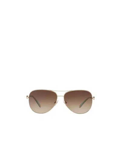 Tiffany & Co Logo Sunglasses In Brown