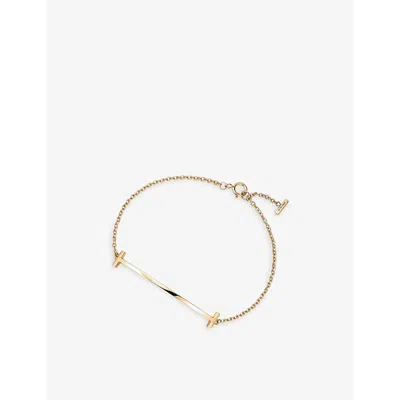 Tiffany & Co Mens Yellow Gold Tiffany T Smile 18ct Yellow-gold Bracelet