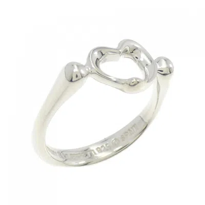 Pre-owned Tiffany & Co Open Heart 925 Band Ring () In Multi
