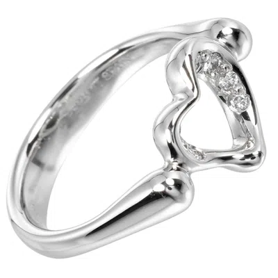 Pre-owned Tiffany & Co Open Heart Platinum 950 Band Ring ()