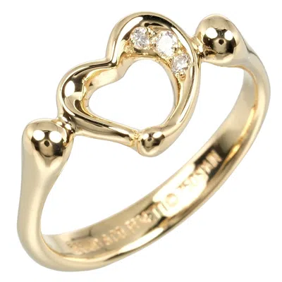 Pre-owned Tiffany & Co Open Heart Yellow Gold (18k) Band Ring ()
