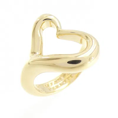 Pre-owned Tiffany & Co Open Heart Yellow Gold (18k) Band Ring () In Multi