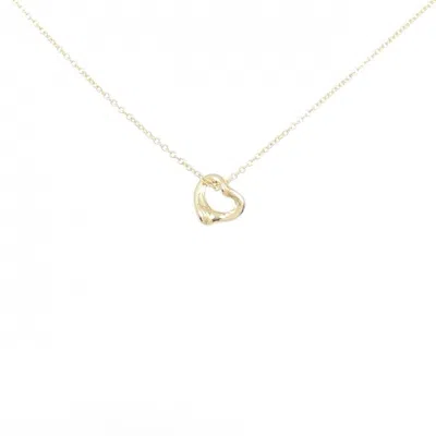 Pre-owned Tiffany & Co Open Heart Yellow Gold (18k) Necklace ()