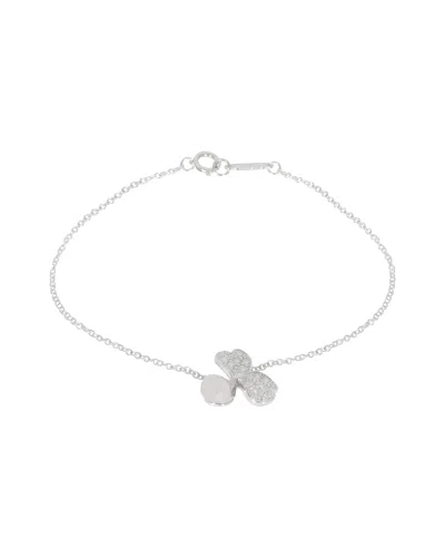 Tiffany & Co Paper Flowers Diamond Bracelet In Platinum 0.17 Ctw In Metallic