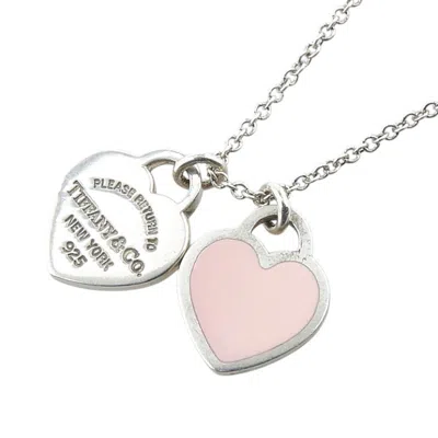 Pre-owned Tiffany & Co Pink 925 Necklace () In Multi