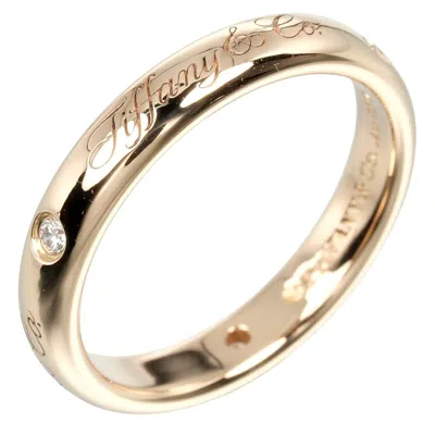 Pre-owned Tiffany & Co Pink Gold (18k) Band Ring ()