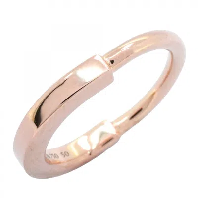 Pre-owned Tiffany & Co Pink Gold (18k) Band Ring ()