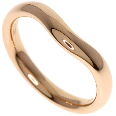 Pre-owned Tiffany & Co Pink Gold (18k) Band Ring () In Multi