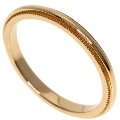 Pre-owned Tiffany & Co Pink Gold (18k) Band Ring () In Multi