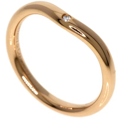 Pre-owned Tiffany & Co Pink Gold (18k) Band Ring () In Multi