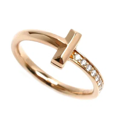 Pre-owned Tiffany & Co Pink Gold (18k) Band Ring () In Multi
