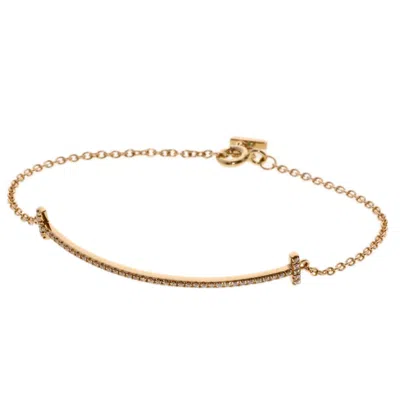 Pre-owned Tiffany & Co Pink Gold (18k) Charm Bracelet () In Multi