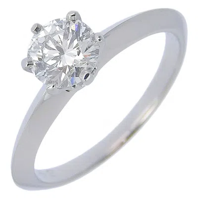 Pre-owned Tiffany & Co Platinum 950 Band Ring () In Silver