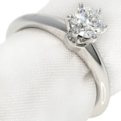 Pre-owned Tiffany & Co Platinum 950 Band Ring () In Multi