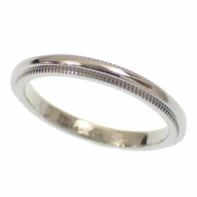 Pre-owned Tiffany & Co Platinum 950 Band Ring () In Multi