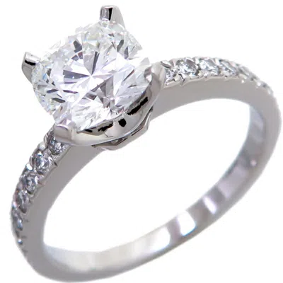 Pre-owned Tiffany & Co Platinum 950 Band Ring () In Silver
