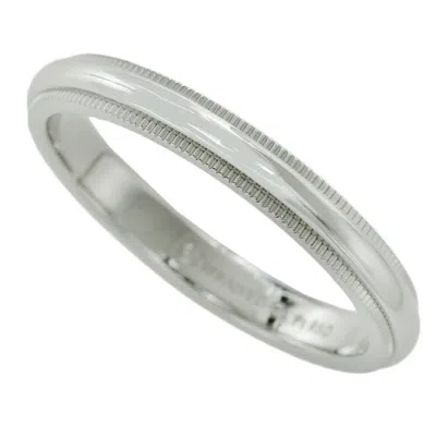 Pre-owned Tiffany & Co Platinum 950 Band Ring () In Multi