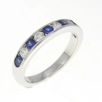 Pre-owned Tiffany & Co Platinum 950 Band Ring () In Multi