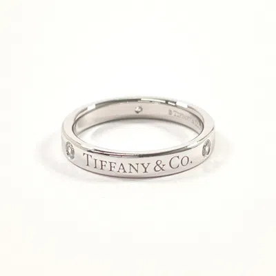 Pre-owned Tiffany & Co Platinum 950 Band Ring () In Silver