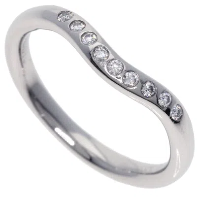 Pre-owned Tiffany & Co Platinum 950 Band Ring () In Multi