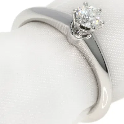 Pre-owned Tiffany & Co Platinum 950 Band Ring () In Multi