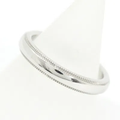 Pre-owned Tiffany & Co Platinum 950 Band Ring () In Multi