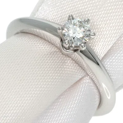 Pre-owned Tiffany & Co Platinum 950 Band Ring () In Multi