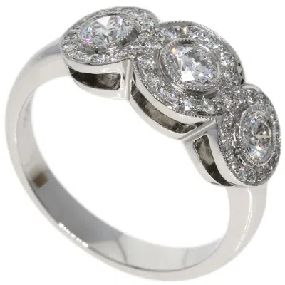 Pre-owned Tiffany & Co Platinum 950 Band Ring () In Multi